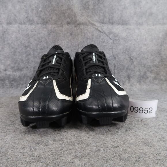 Under Armour Shoes Mens 8.5 Cleats Baseball Sport Black Molded Leadoff III Adult - Picture 3 of 13